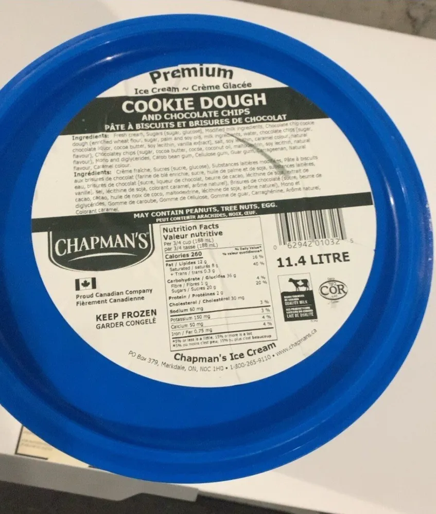 Premium Ice Cream Cookie Dough