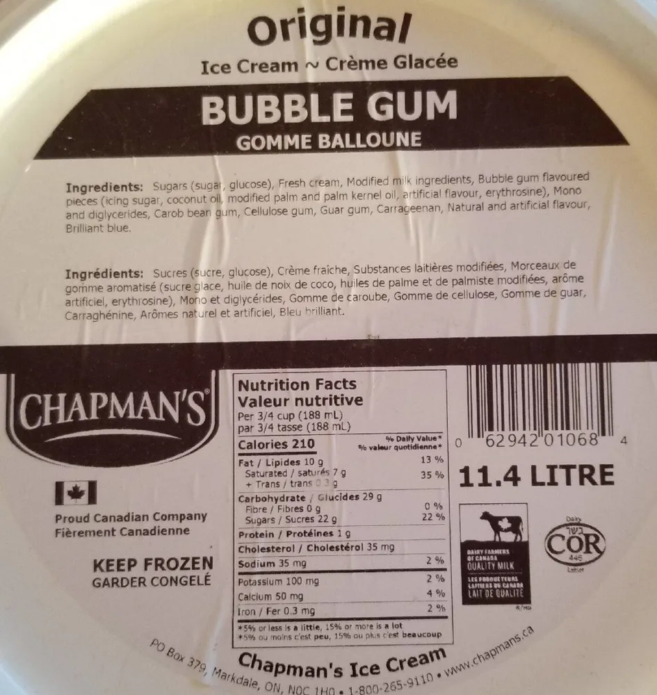 Bubble Gum ice cream