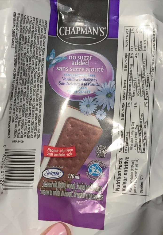 Sandwich creme glacé