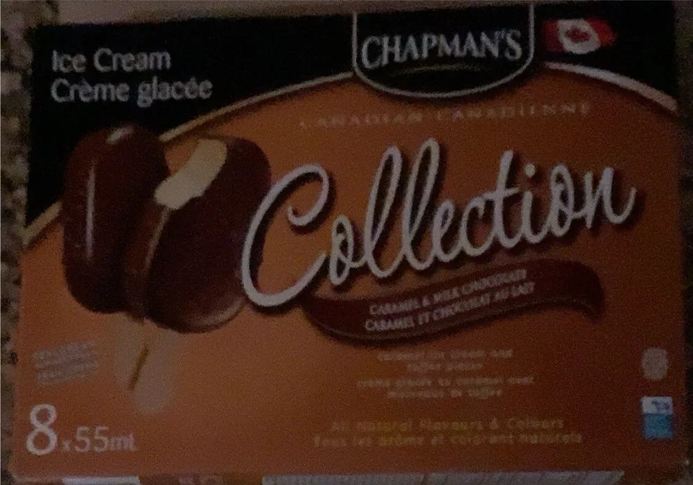 Caramel and milk chocolate Ice Cream