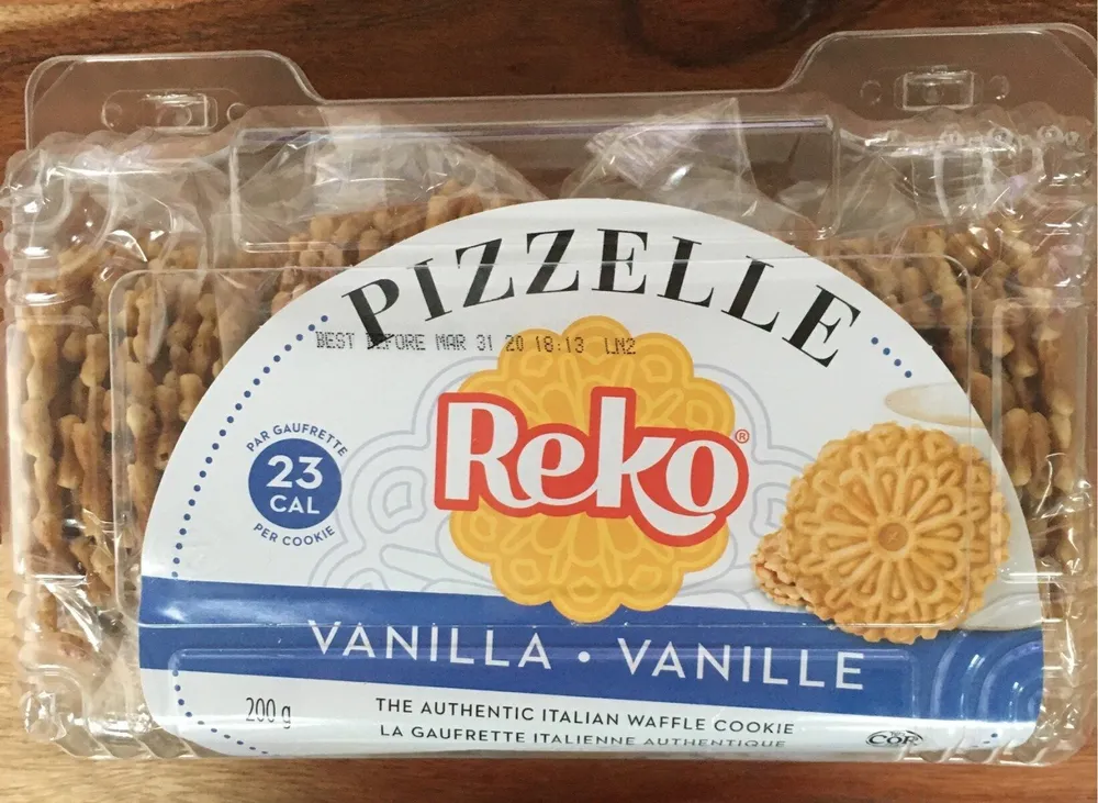 Gaufrette italienne a la vanille