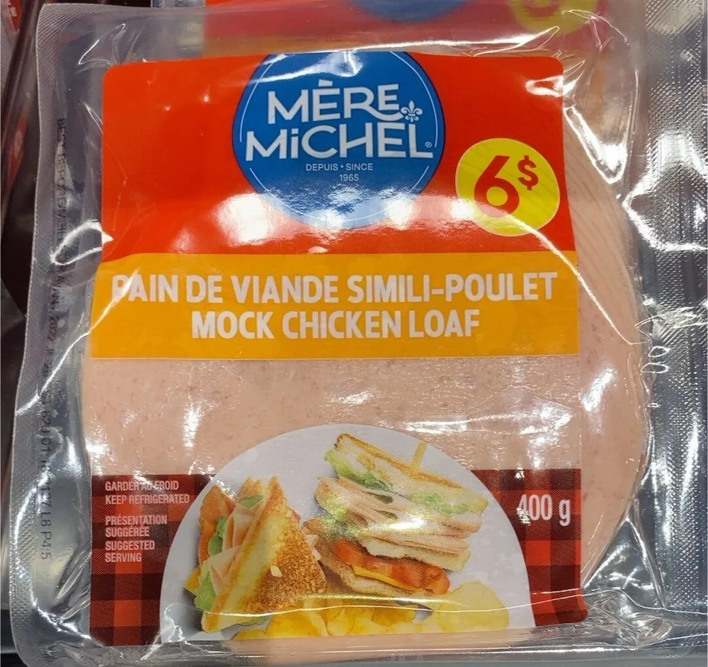 Pain de viande simili poulet