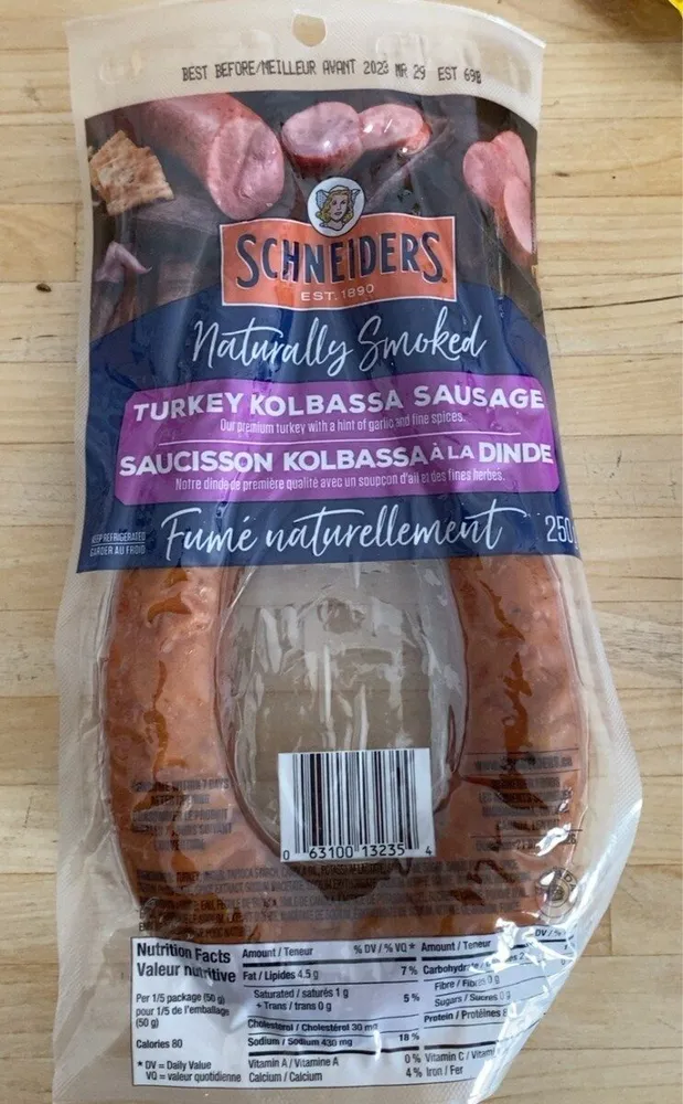 Turkey Kolbassa Sausage