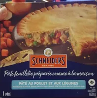 Pâté au poulet et aux légumes