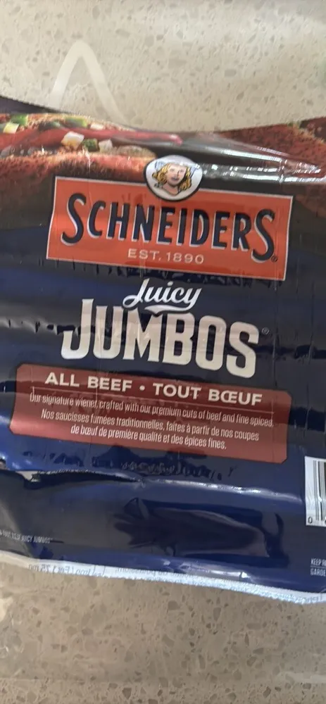 Juicy Jumbos All Beef Wieners