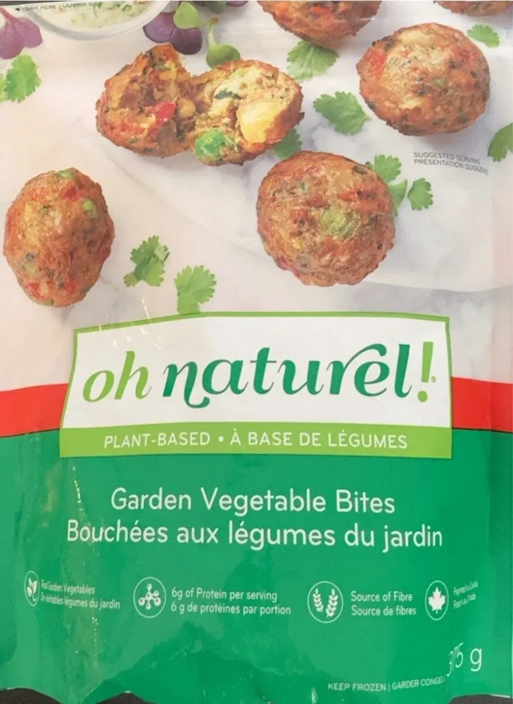Bouchées aux légume du jardin
