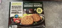 Fully Cooked Breakfast Sausage Rounds