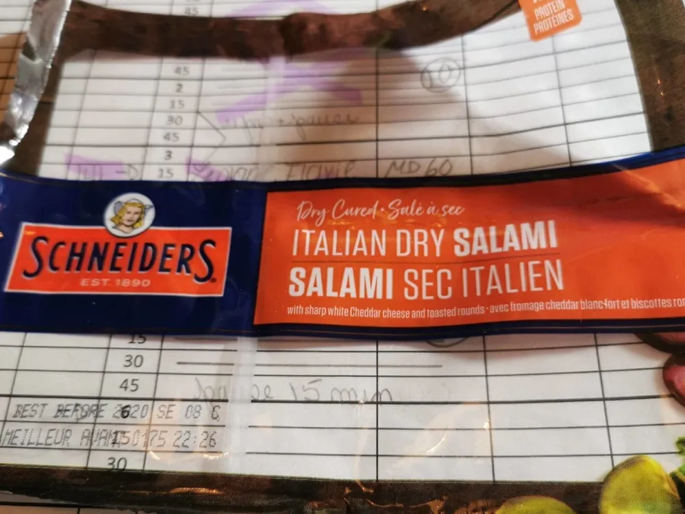 Salami sec italien