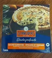 Quiche Florentine-Épinards et Fromage