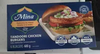 Tandoori chicken burger