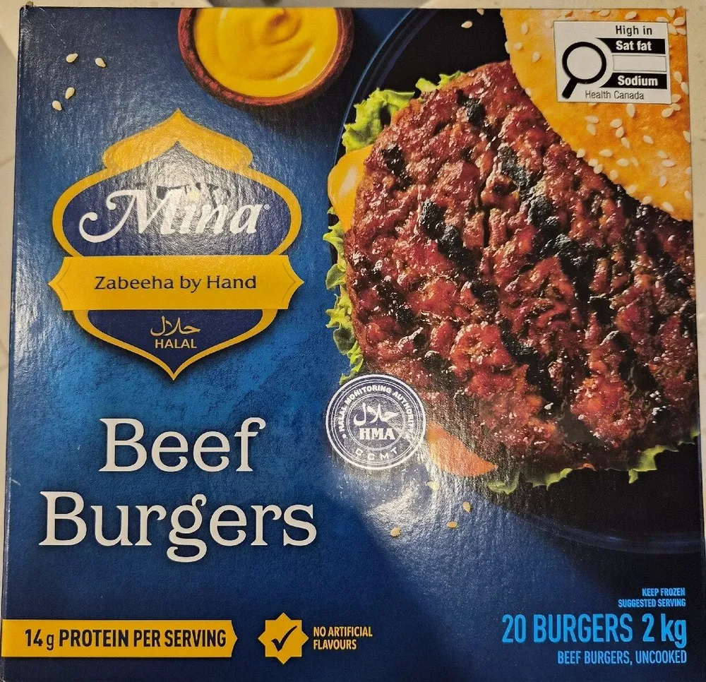 Beef Burgers Halal