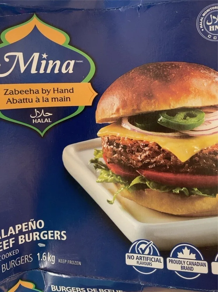 Jalapeno beef burgers