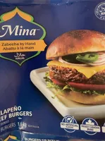 Jalapeno beef burgers
