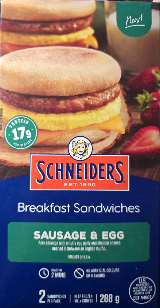 Sausage & Egg Breakfast Sandwich
