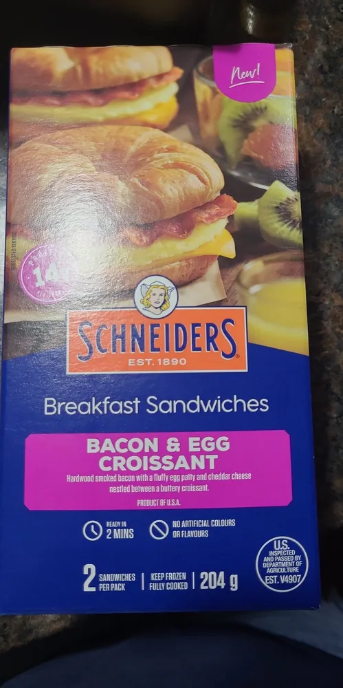 Schneid Bacon Egg Croissant
