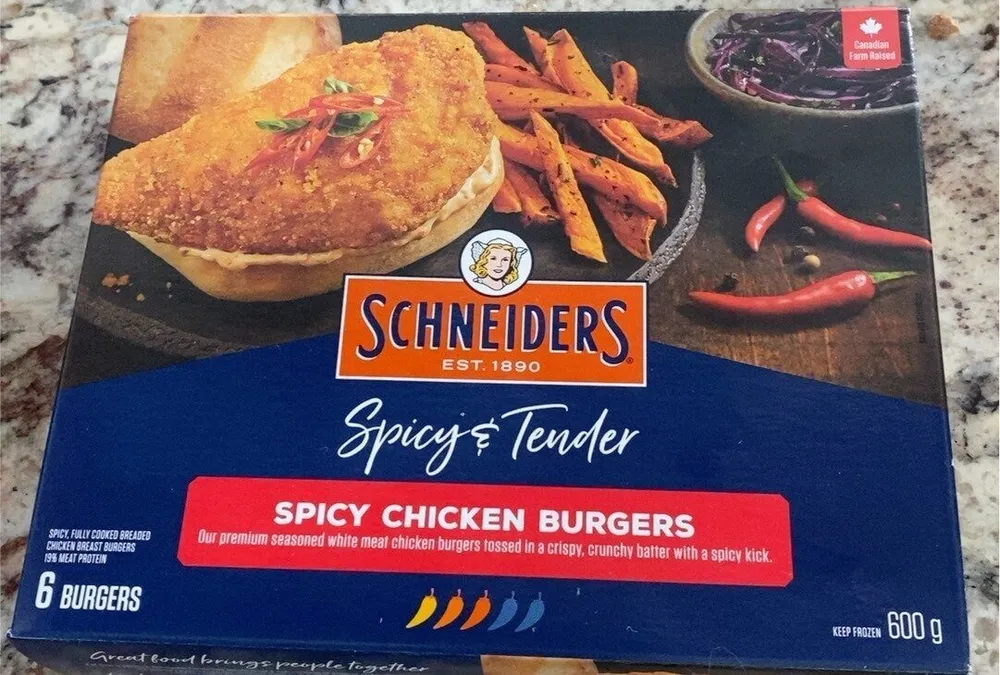 Spicy Chicken Burgers
