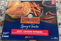 Spicy Chicken Burgers