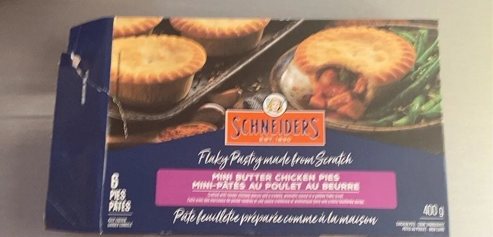 Mini Butter Chicken Pies