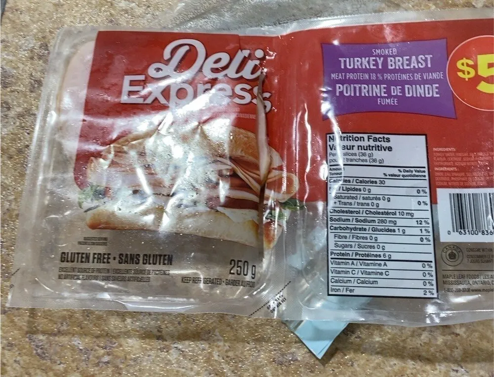 Smoked turkey breast