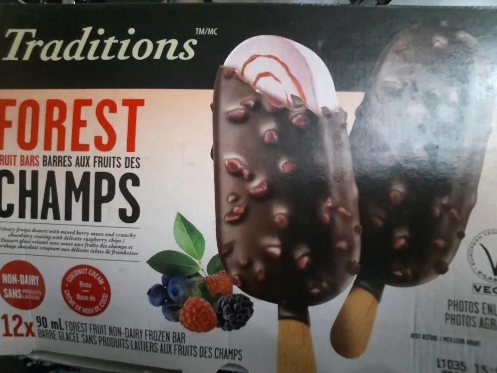 Barres aux fruits des champs