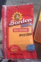 Thin slices mild cheddar