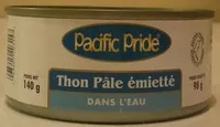 Thon pâle émietté dans l'eau
