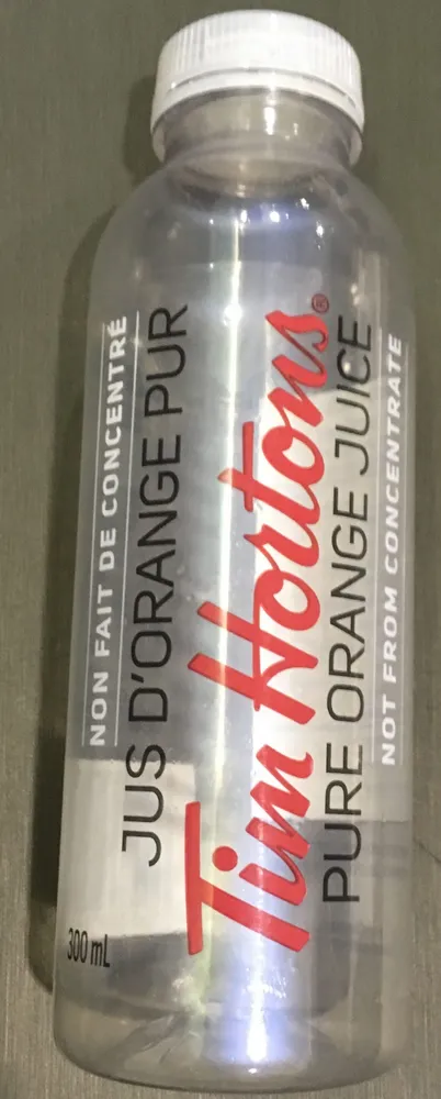 Pure Orange Juice, (not from concentrate)