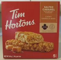 Salted Caramel Chewy Granola Bars