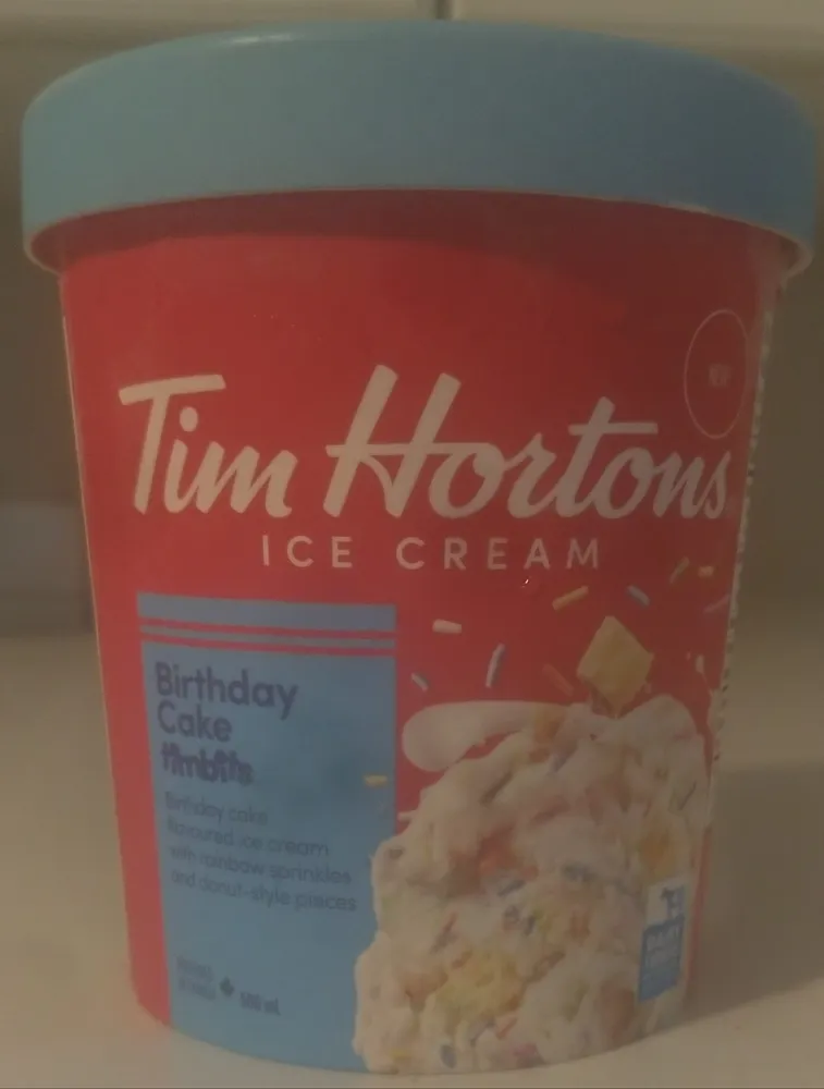 Birthday Cake Timbits Ice Cream