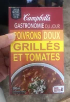 Soupe poivrons doux grillés et tomates