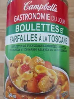 Boulettes et farfalles à la toscane