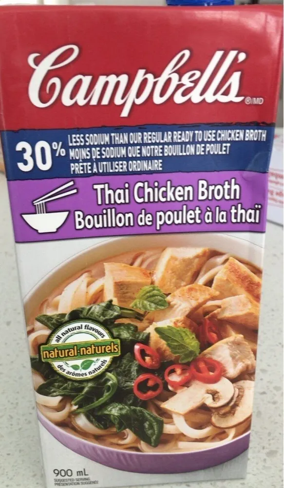 Bouillon de poulet a la thai