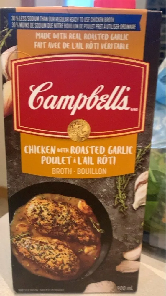 Chicken with roasted garlic