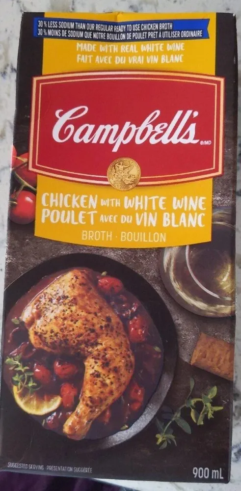 Chicken with White Wine Broth
