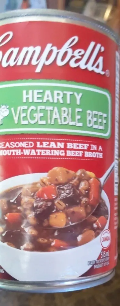 Hearty Vegetable Beef soup