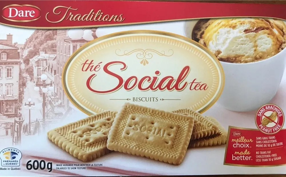 Thé social biscuit