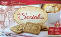 Thé social biscuit