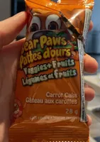 Pattes d’ours gâteau aux carottes