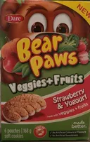 Pattes d'ours légumes et fruits