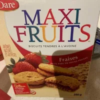 MAXI FRUITS Soft Oatmeal Cookies Strawberry