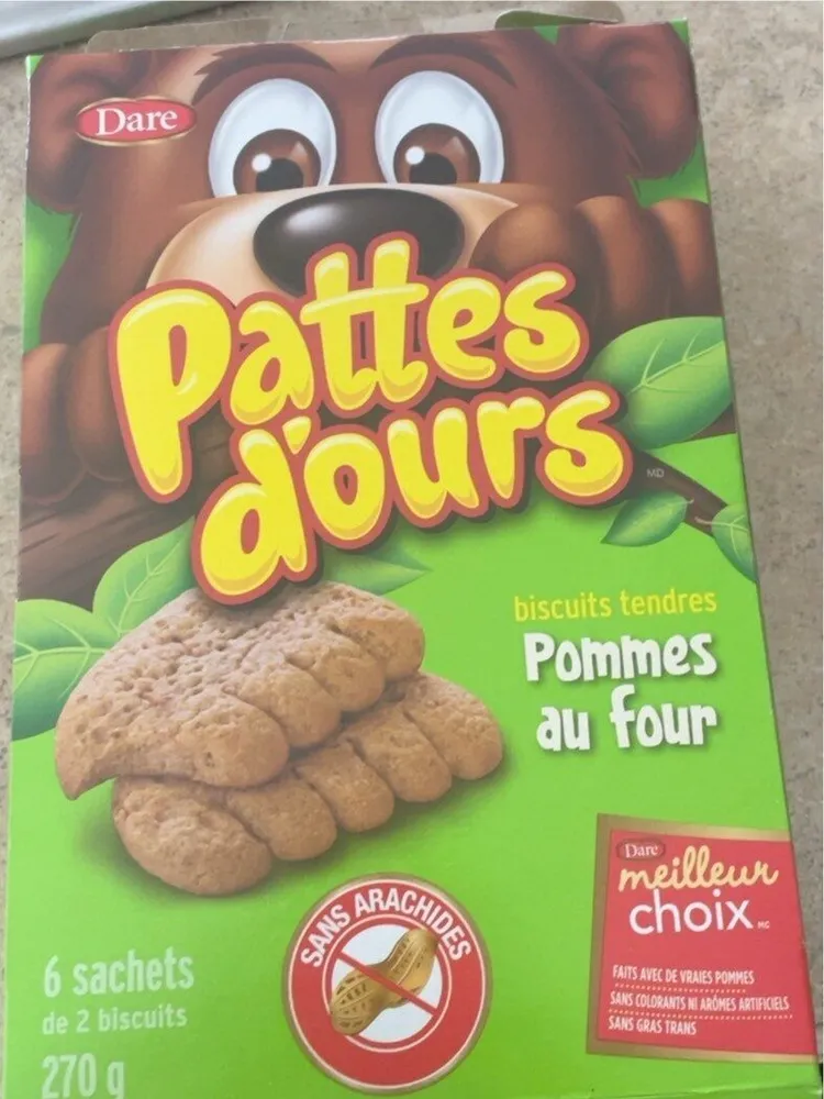 Pattes d’ours au pommes