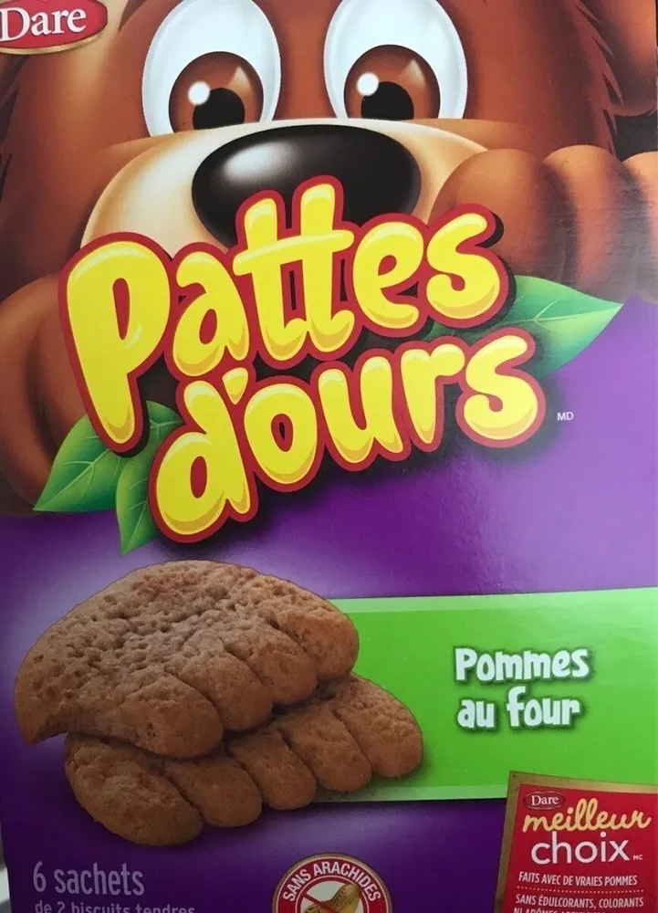 Patte dours au pomme