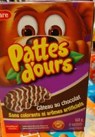 Chocolate Cake Bear Paw