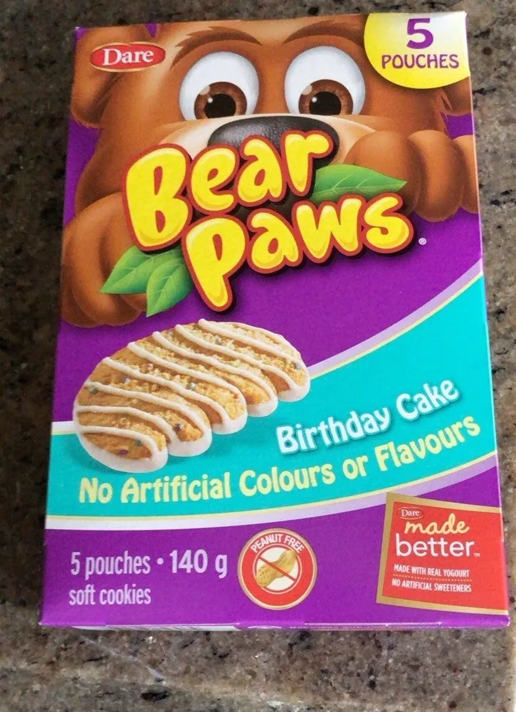 Bear Paws Birthday Cake