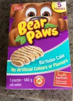 Bear Paws Birthday Cake