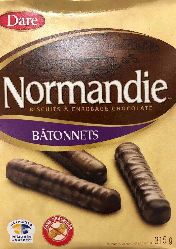Normandie biscuits a enrobage chocolaté