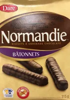 Normandie biscuits a enrobage chocolaté