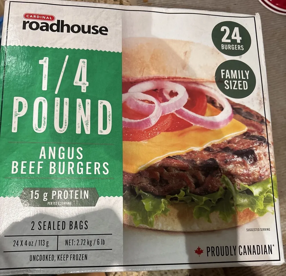 1/4 pound amgus beef