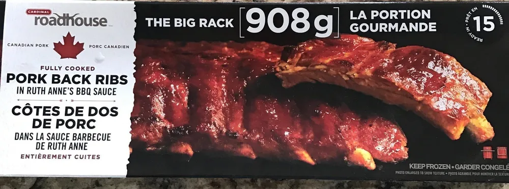 Pork back ribs