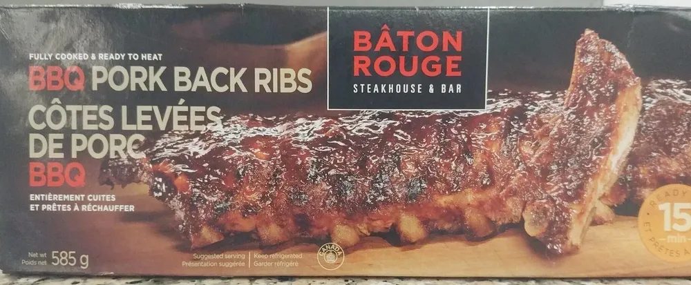Côtes levées de porc BBQ